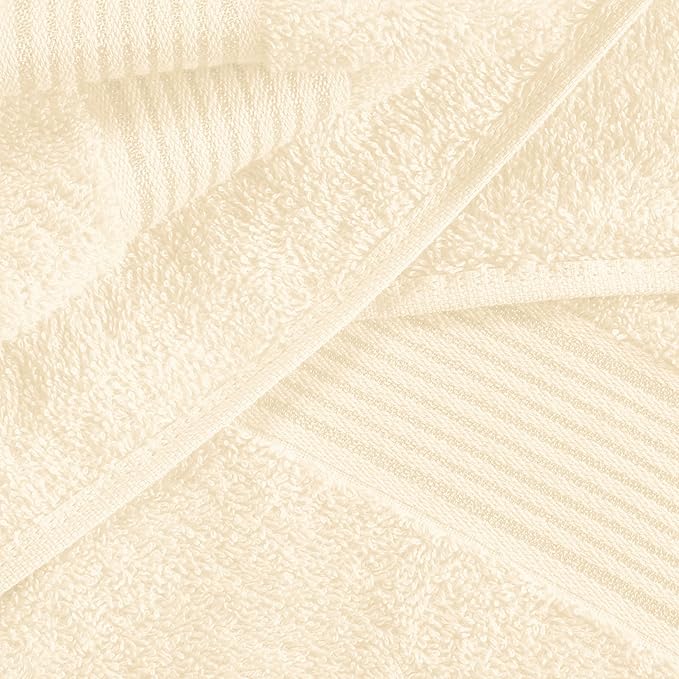 Elvana Home Ultra Soft 6 Pack Cotton Towel Set, Contains 2 Bath Towels 28x55 - Image 2
