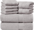 Ariv Towels Pack of 8, Premium Cotton Towel Set, Super Soft, Quick Dry by Ariv
