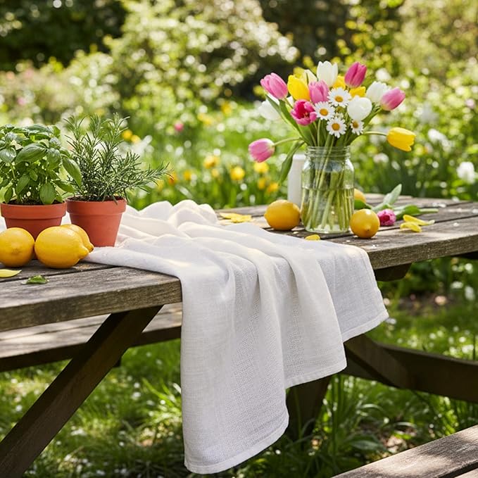 Flour Sack Towels – 24 Pack Cotton Kitchen Dish Towel, Tea Towels - Image 3