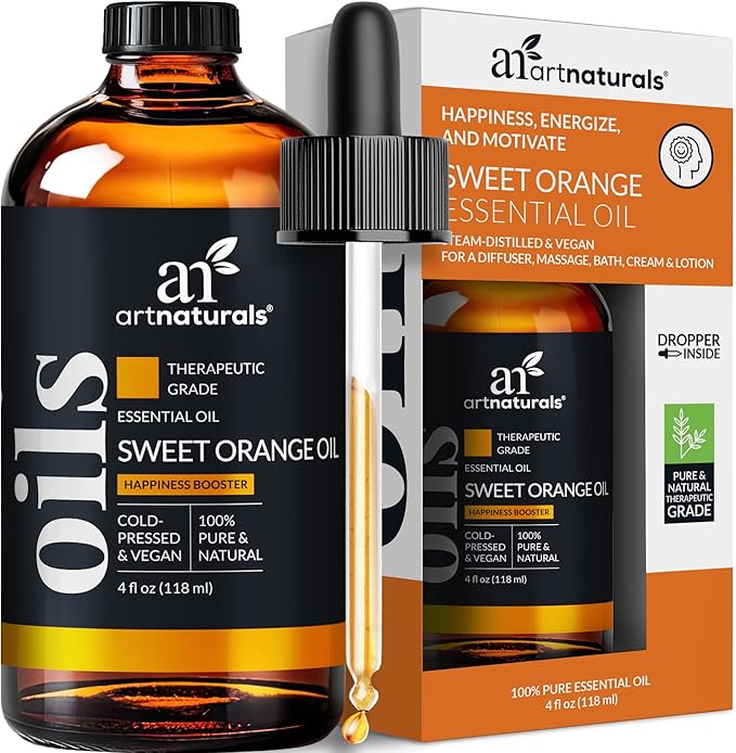 artnaturals Sweet Orange Essential Oil- 100% Pure Undiluted Citrus Oil by ArtNaturals