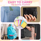 9 Pcs Colorful Phone Message Pad, 5.1×3.9 Inch Message Sticky Notes, Self-Adhesive Sticky Notes, Fluorescent Color Telephone Note for Office School Home, 50 Sheets/Pack (9 Colors)