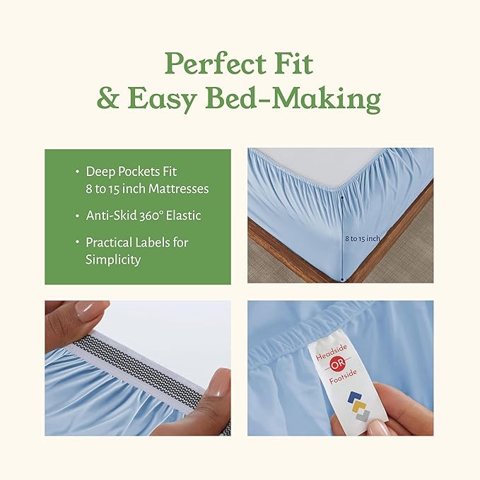 California Design Den Full Size Bed Sheets Set - Image 5
