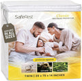 SafeRest Waterproof Mattress Protector Twin Size – Absorbent Breathable Soft by SafeRest