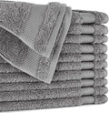 BIOWEAVES 100% Organic Cotton 700 GSM Plush Washcloths 13" x 13" GOTS Certified by BIOWEAVES