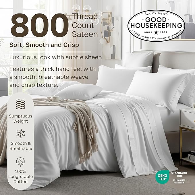 California Design Den King Size Pillow Cases Set of 2 - Image 3