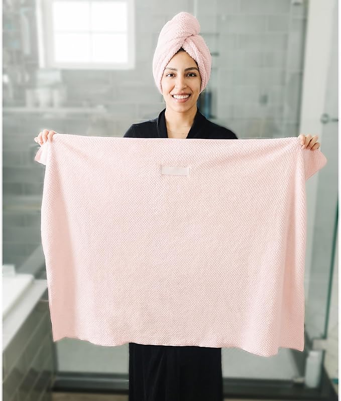 ROLSHOL 2 Packs Large Microfiber Hair Towels - Image 2