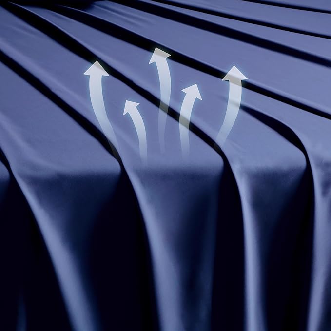 Bamboo Viscose Flat Sheets Only, Sateen Weave Full Size Flat Sheet Only - Image 5