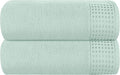 GLAMBURG 100% Cotton Oversized 2 Pack Bath Sheets 35x70, Ultra Soft Highly by GLAMBURG