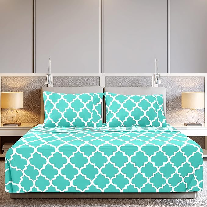 Utopia Bedding Queen Sheet Set, Soft Microfiber 4 Piece Bed Sheets - Image 6