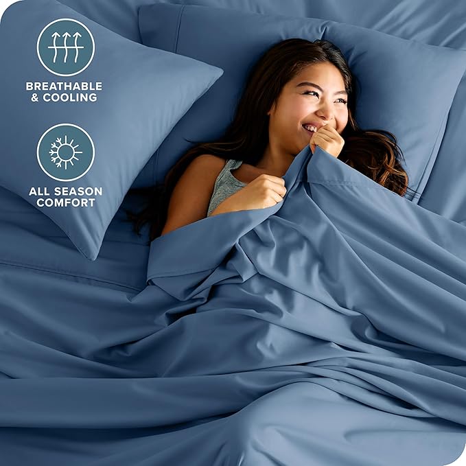 Bare Home Short Queen Sheet Set - Image 3