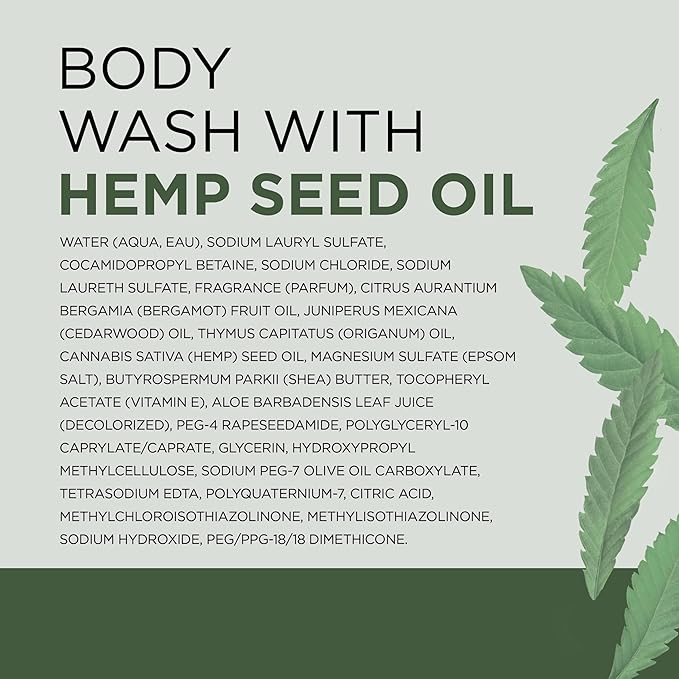 Dr Teal's Body Wash with Pure Epsom Salt, Cannabis Sativa Hemp Seed Oil - Image 10