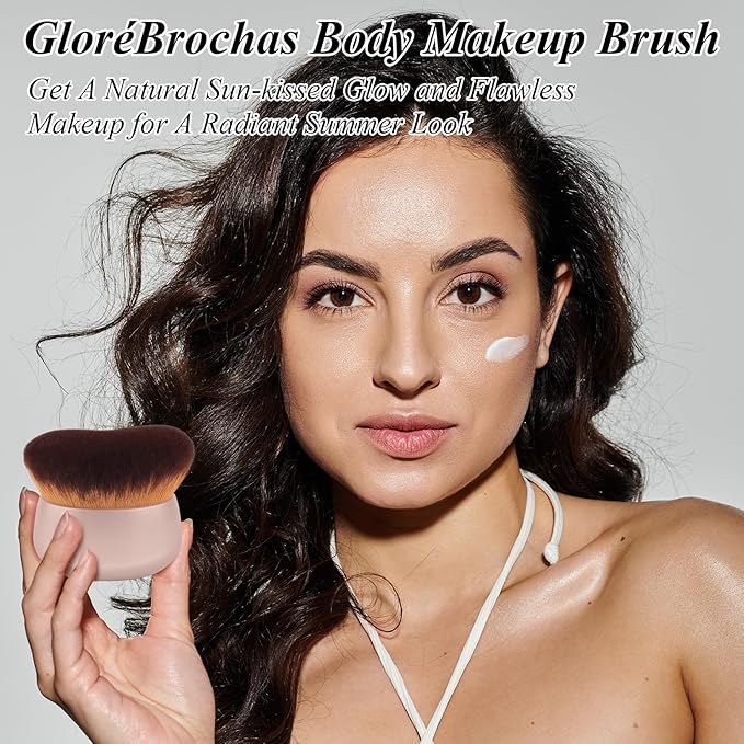 75MM Extra Large Self Tanner Kabuki Makeup Brush – Ultra Soft Dense Vegan - Image 2