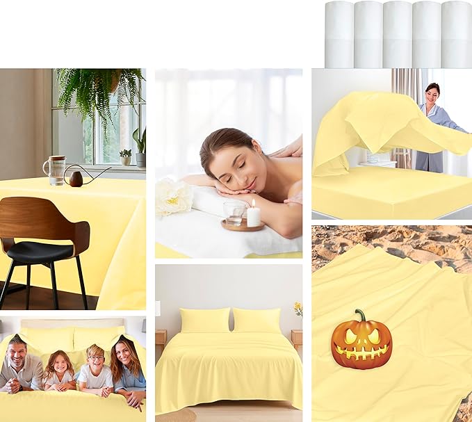 Royale Linens 100% Organic Cotton King Flat Sheet Only - Image 8