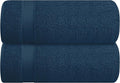 Belizzi Home Cotton 2 Pack Oversized Bath Sheet 35x70, Large Bath Sheet by Unknown