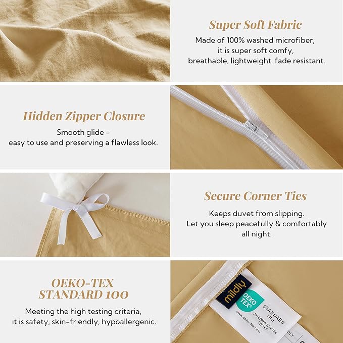 MILDLY Super Soft Duvet Cover 2pcs - Image 5
