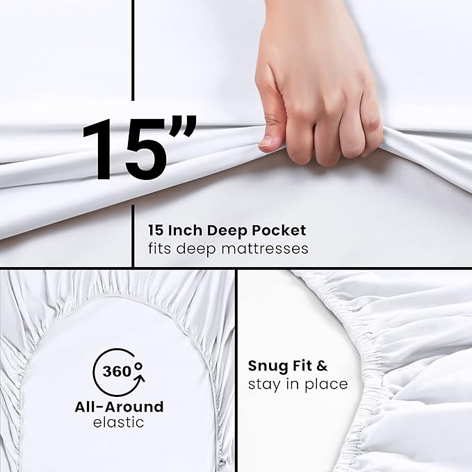 Utopia Bedding Twin Fitted Sheets - Image 6