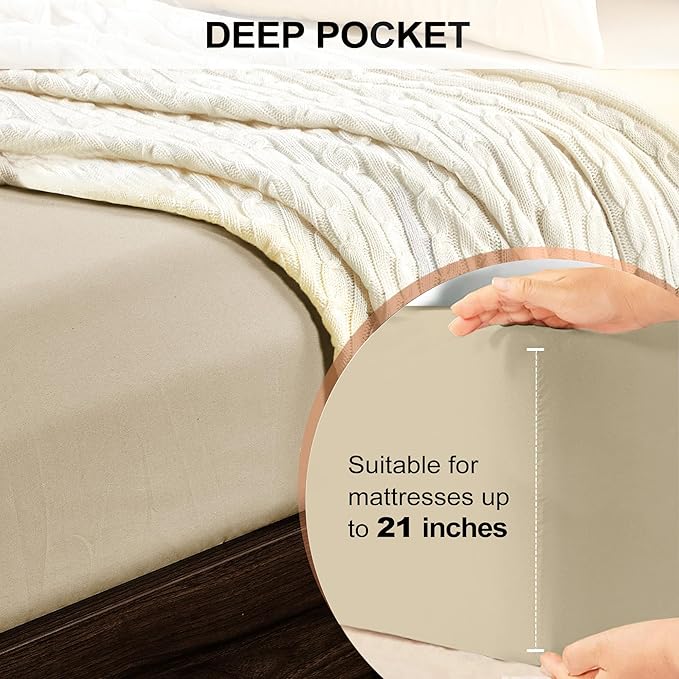 FreshCulture Twin XL Fitted Sheet Only - Image 4
