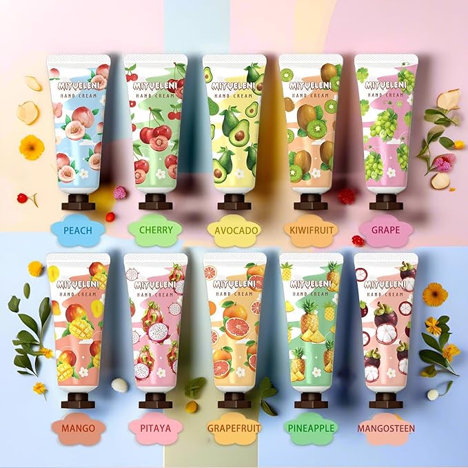 10 Pack Hand Cream Gift Set, Mothers Day Gifts, Moisturizing Hand Lotion Travel - Image 6