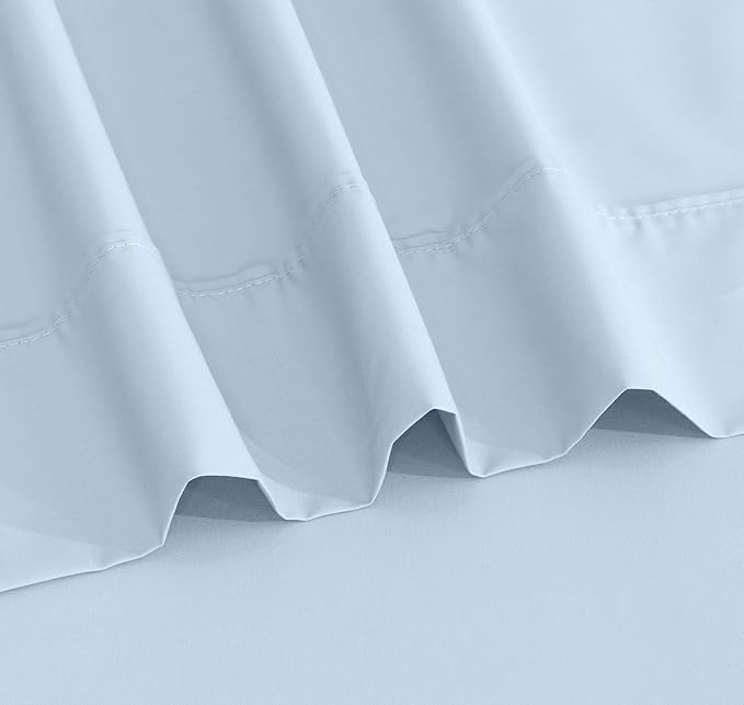 RUVANTI 100% Cotton Sheets – Full Size Percale Bedding, Cooling & Breathable - Image 8