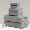 Modern Threads 6 Piece Cotton Bath Towel Set – Ultra Soft 550 GSM Towels – by ModernThreads
