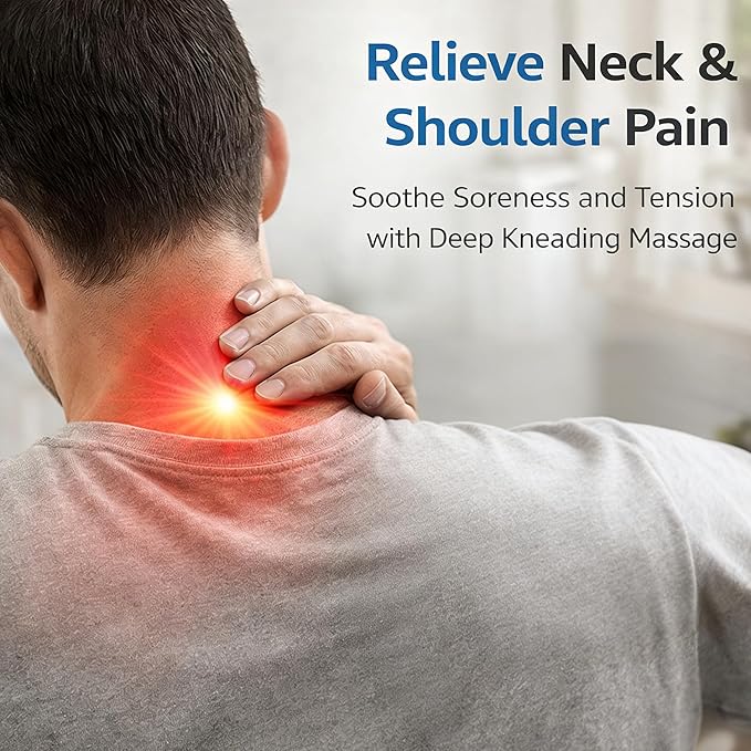 Trivaze Neck Massager with Heat Ultimate Neck and Shoulder Massager - Image 3