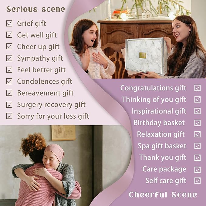 AHAGIFTREE Gift Baskets For Women, Mother's Day Thinking Of you Gifts for Women - Image 2