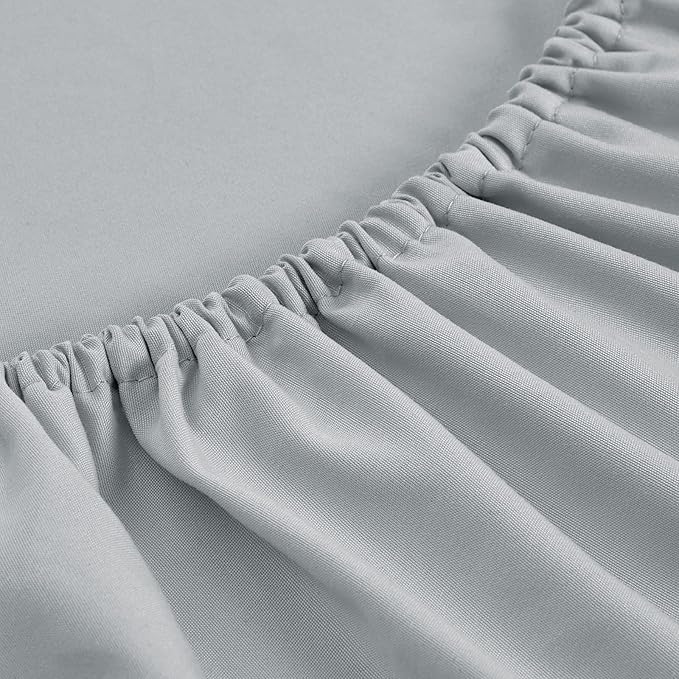 FreshCulture Queen Fitted Sheets, Bulk Pack of 6, Deep Pocket, Soft Microfiber - Image 2