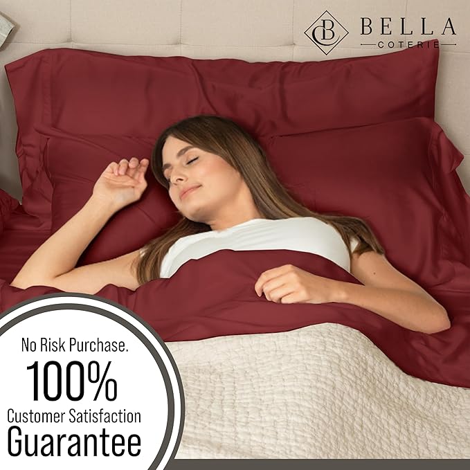Bella Coterie | Luxury King Size Pillowcase Set | 100% Organically Grown Bamboo - Image 5