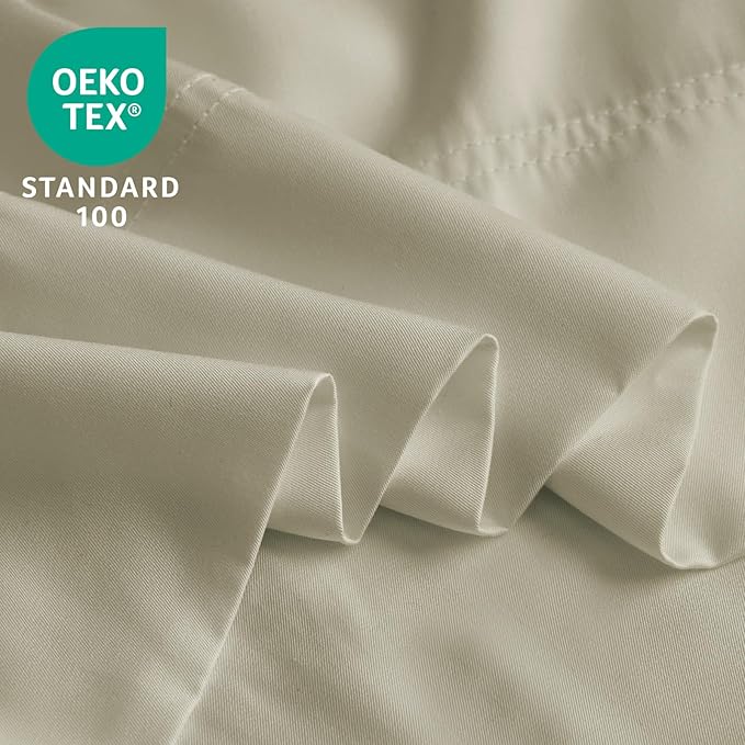 BEDELITE Standard Pillow Cases Set of 2, Rayon Derived from Bamboo, Cooling - Image 5