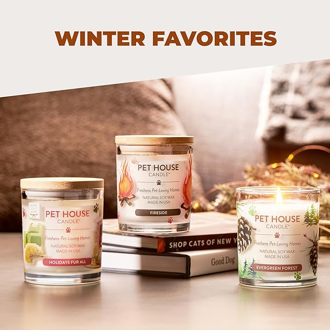 One Fur All Pet House Fall Candles, Long Lasting, Clean Burning, Soy Wax - Image 7