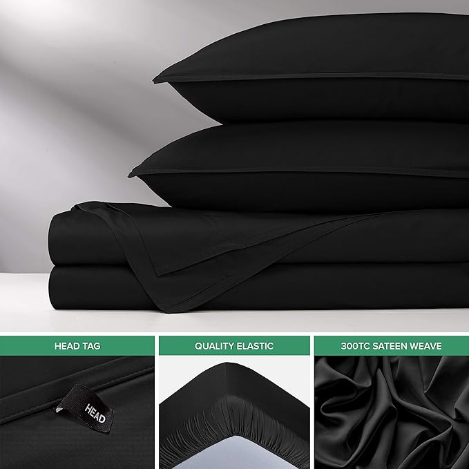 Pure Bamboo King Sheets, Genuine 100% Organic Viscose Derived from Bamboo Bed - Image 6