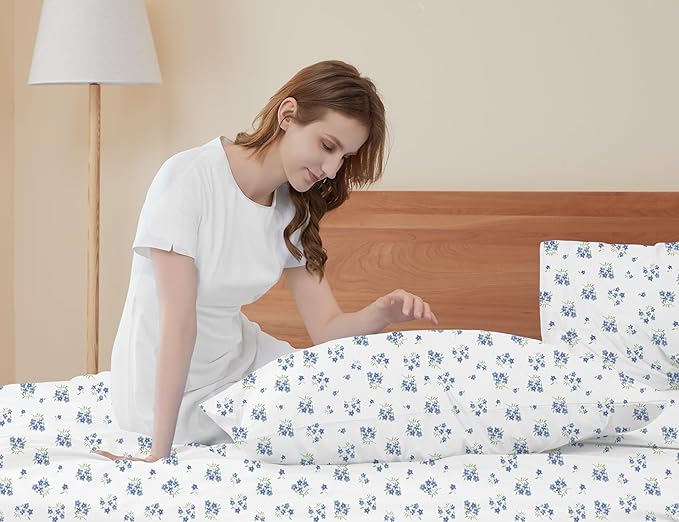 Sunflower King Pillowcases Set of 2, 100% Cotton King Size Pillow Cases 2 - Image 2