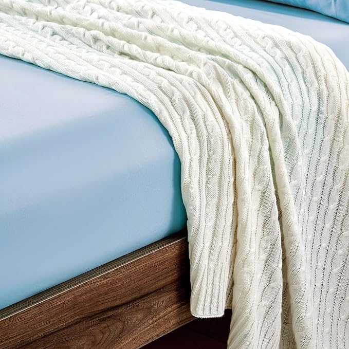 FreshCulture King Fitted Sheets, Bulk Pack of 6, Deep Pocket, Soft Microfiber - Image 5
