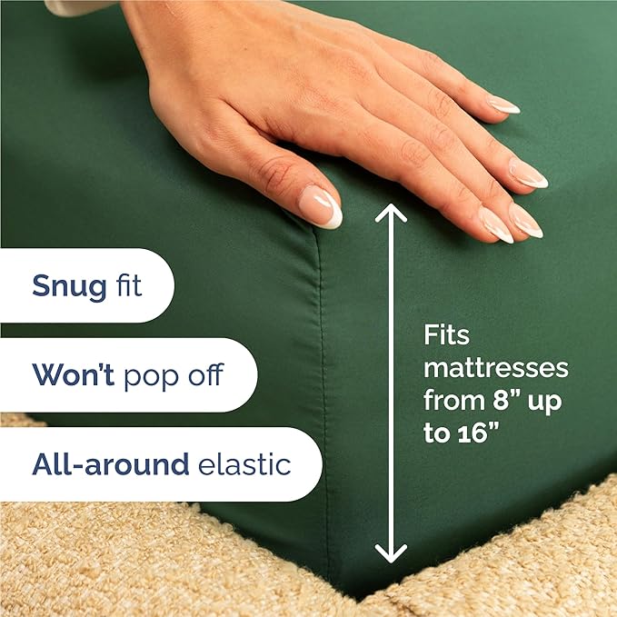 Split King Size 5 Piece Sheet Set - Image 3