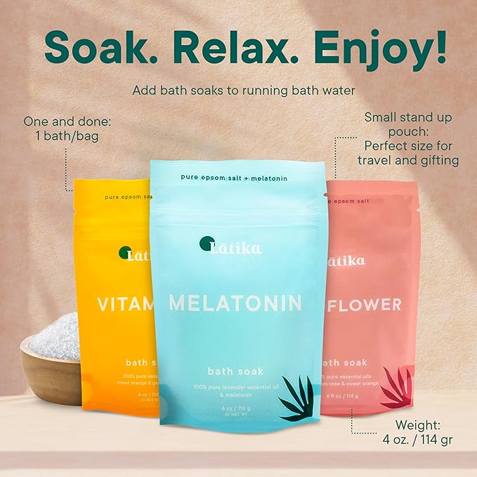 Latika Bath Soak Stress Relief Set of 3 - Image 5