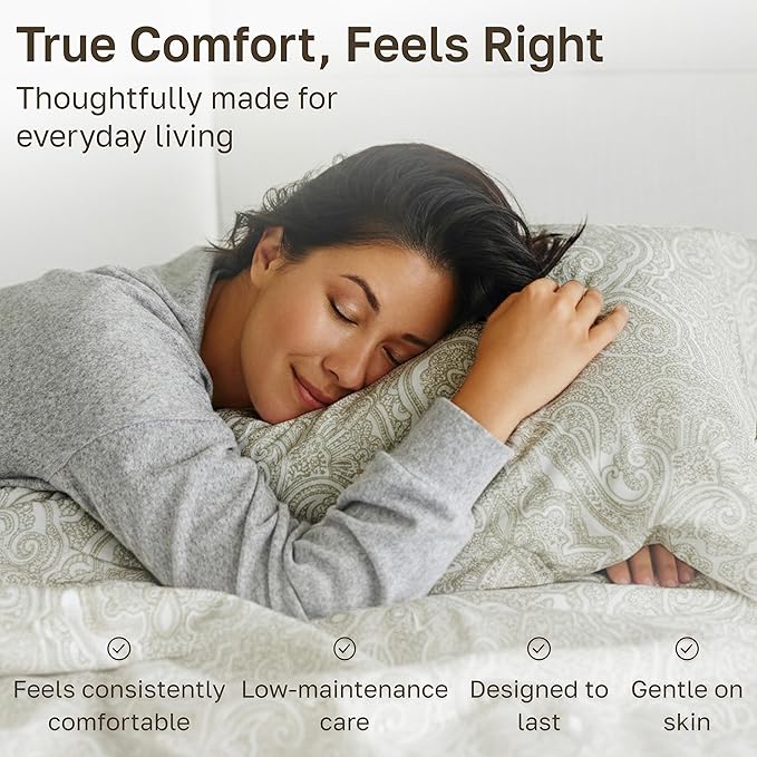 California Design Den Soft 100% Cotton Sheets Cal King Size Set, 400 TC Good - Image 6