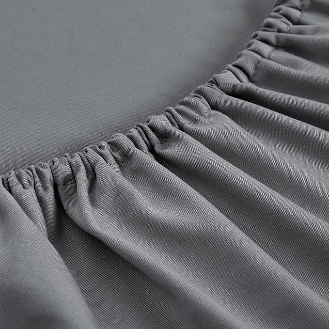 FreshCulture Queen Fitted Sheets, Bulk Pack of 6, Deep Pocket, Soft Microfiber - Image 2