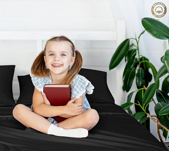 400 Thread Count 100% American Grown Cotton Flat Sheet - Image 8