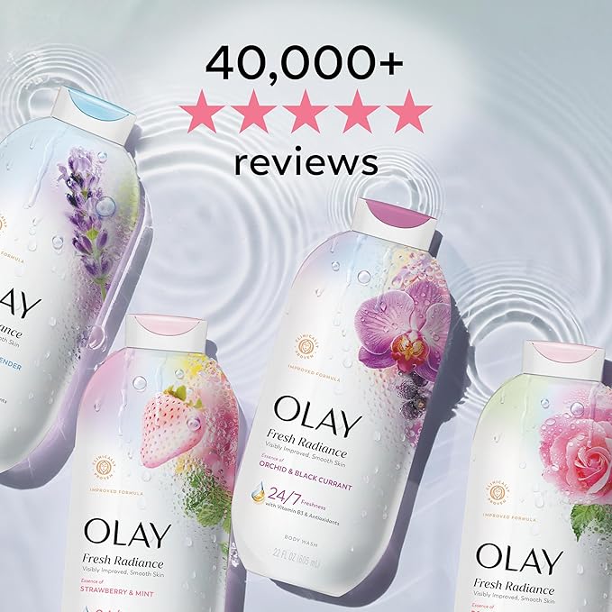 Olay Body Wash for Women, Fresh Radiance, 24/7 Skin-Loving Freshness, Visibly - Image 7
