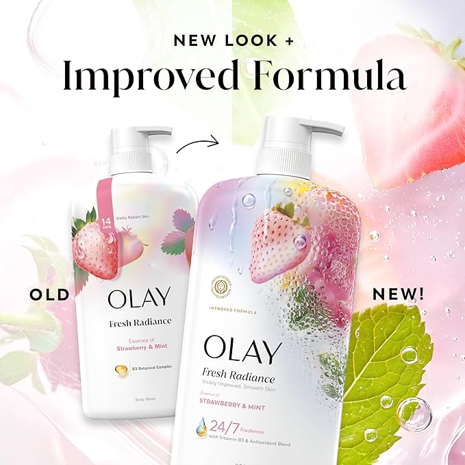 Olay Body Wash for Women, Fresh Radiance, 24/7 Skin-Loving Freshness, Visibly - Image 9