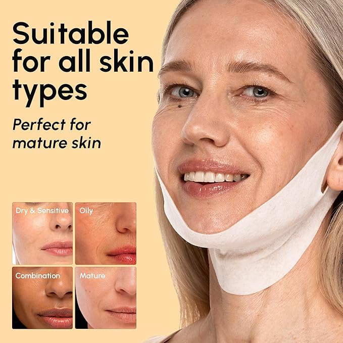 MAREE V Line Lifting Mask with 24K Gold – Deep Collagen Face Mask - Image 14