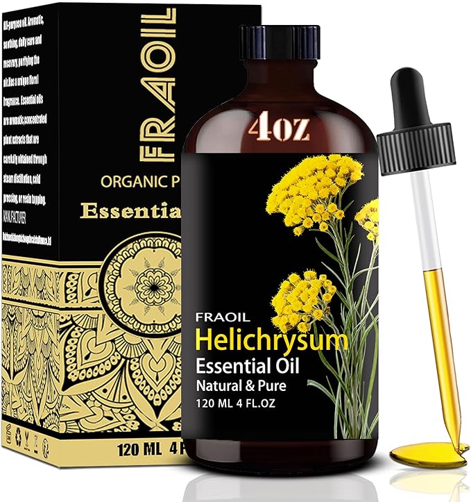 Helichrysum Essential Oil, Helichrysum Oil 4 Fl Oz 120ML by FRAOILESSENTIALOIL