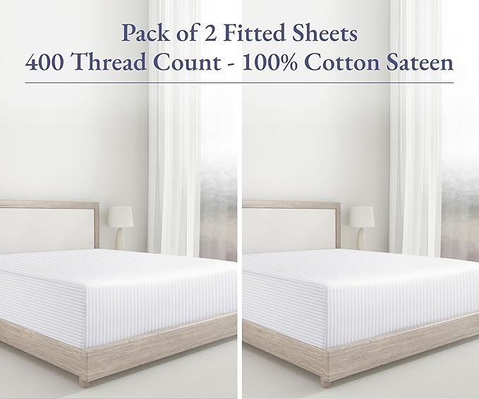 California Design Den 2-Pack Queen Fitted Sheets Only - Image 5