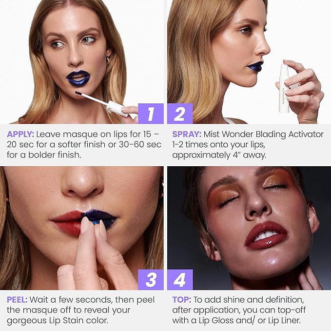 Wonderskin Wonder Blading All Day Lip Stain Peel Off and Reveal Kit - Image 3
