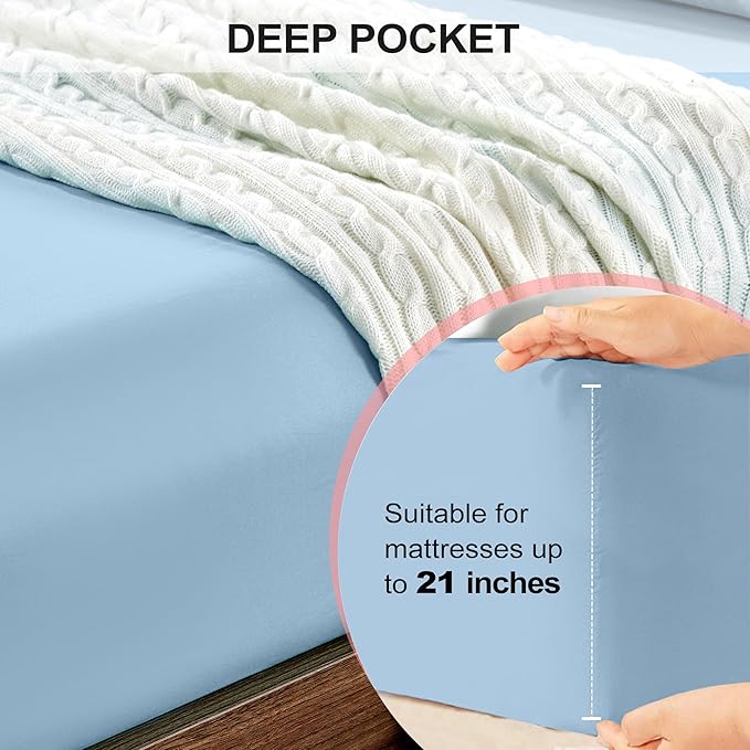 FreshCulture Twin XL Fitted Sheet Only - Image 4