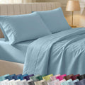 California Design Den Soft 100% Cotton Bed Sheets Queen Size Set, 400 Thread by CaliforniaDesignDen