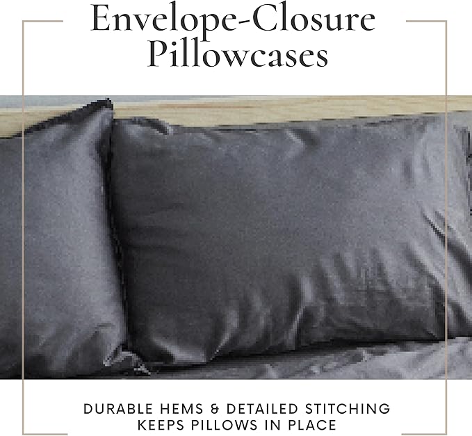 Bamboo Bay Hotel Quality 4 Piece Cooling Pillow Cases - Image 5