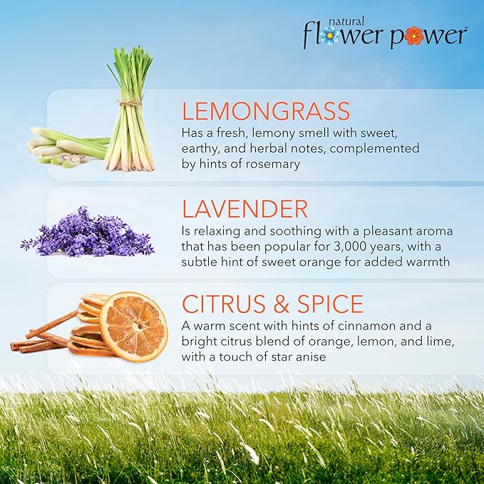 Natural Flower Power Air Freshener Spray Refills - Image 3