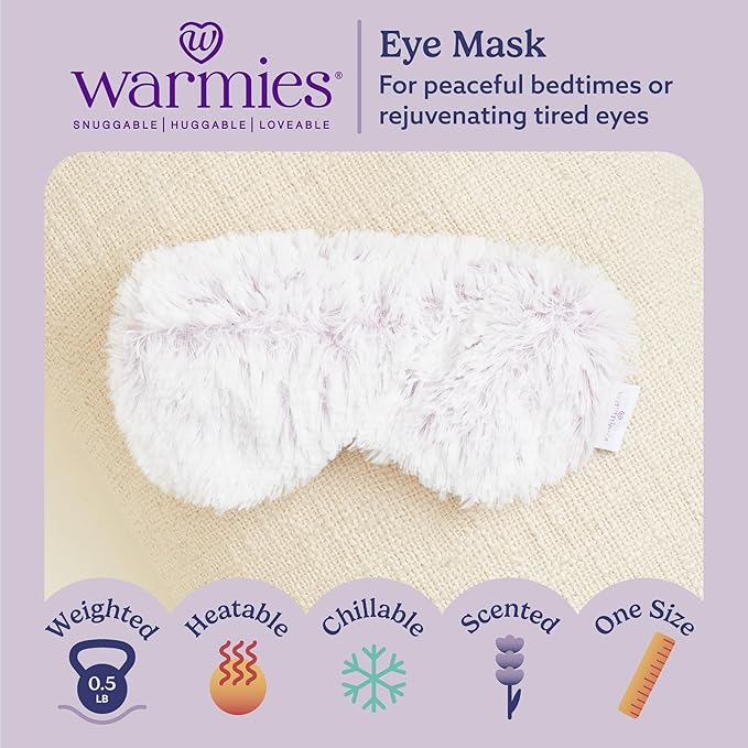 warmies Microwavable Eye Mask for Warmth & Comfort - Image 4