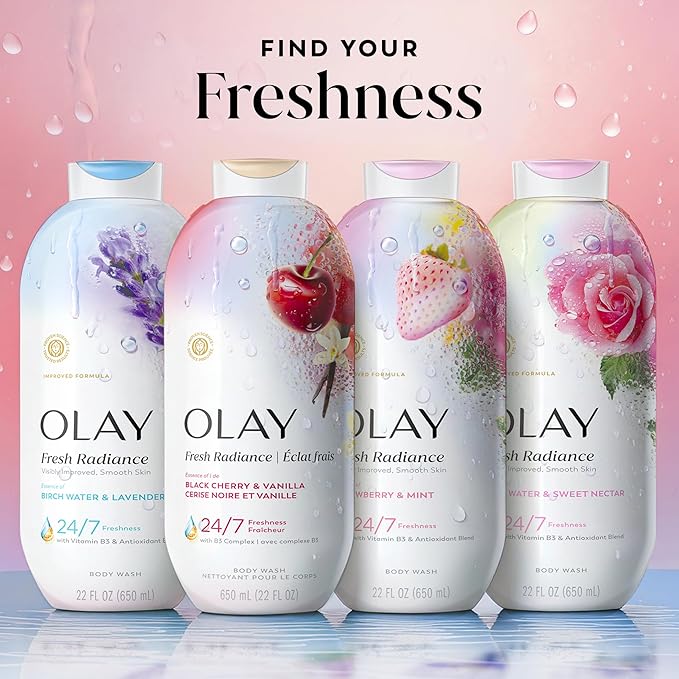 Olay Body Wash for Women, Fresh Radiance, 24/7 Skin-Loving Freshness, Visibly - Image 10